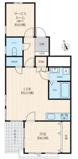 セントラル狸穴【4階】の間取り