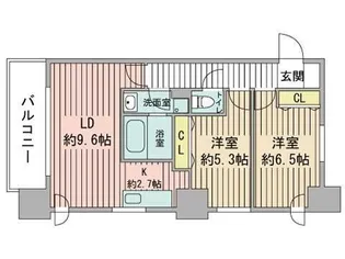 JP noie 円山表参道【9階】の間取り