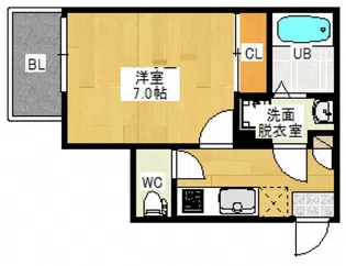 REGALEST CLIO【1階】の間取り