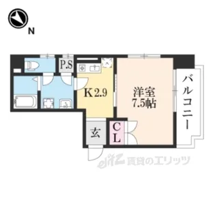 八日市桜館【2階】の間取り
