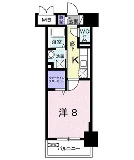 メゾン ラフレシール【6階】の間取り