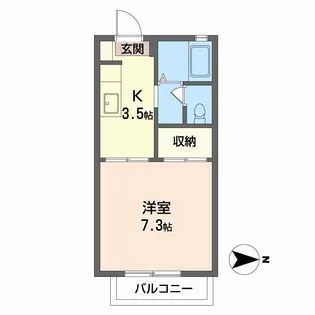 セフィラSSK A棟【2階】の間取り