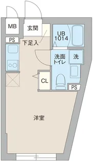 クリオ ラモード目黒洗足【3階】の間取り