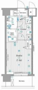 グランド・ガーラ横濱桜木町【6階】の間取り