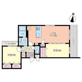 バイブリーM【2階】の間取り