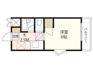 ジュネス大町【1階】の間取り