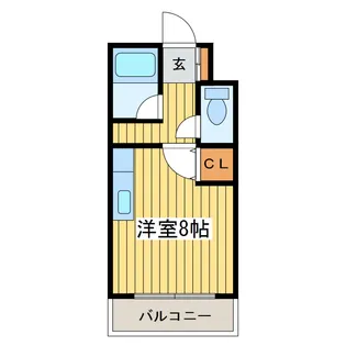 ハーモパレス札幌【2階】の間取り
