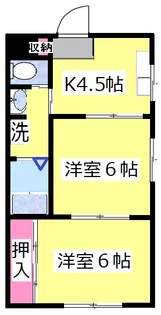 サマリアハイツ【1階】の間取り