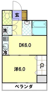 イ・メゾン麹屋【7階】の間取り