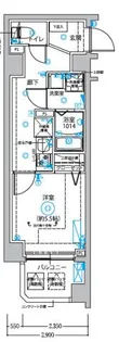 DIPS西新井【3階】の間取り