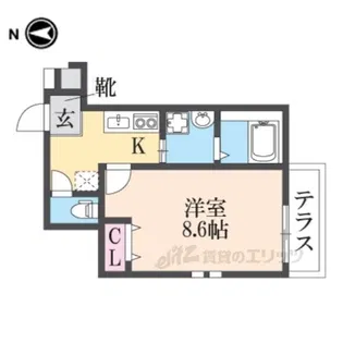 フジパレス阪急武庫之荘駅東【1階】の間取り
