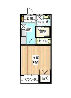 メゾン北目【2階】の間取り