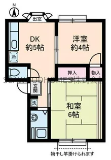 グランデュール紀代美【1階】の間取り