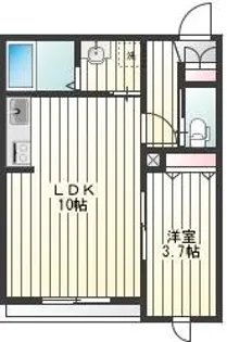 グレーシア【2階】の間取り