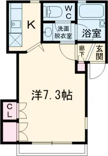 クレストヒルズ【1階】の間取り
