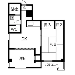 ハイツプラザ81【6階】の間取り