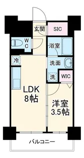 デュオステージ海老名II【4階】の間取り