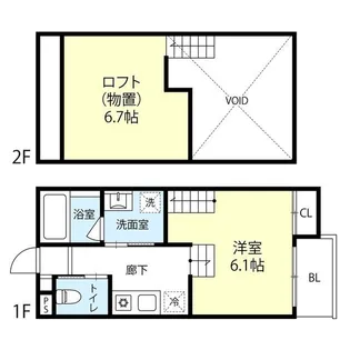 EST松島【2階】の間取り