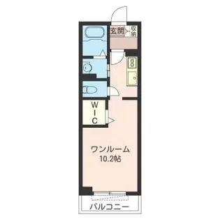 レジデンス八潮【1階】の間取り