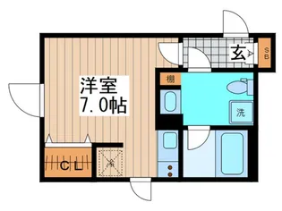 RARE代々木【1階】の間取り