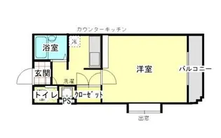 ベルフィーユ24【2階】の間取り