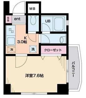 Felicia目黒【6階】の間取り
