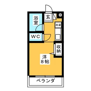 ナックハイツ【2階】の間取り