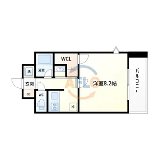 カデンツァ我孫子【5階】の間取り