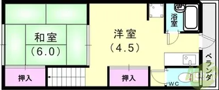 稲葉ハウス【2階】の間取り