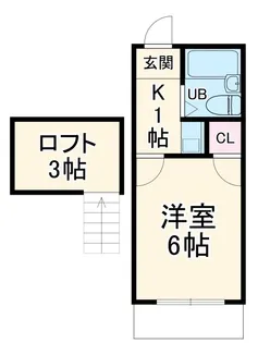 ハイツBEN【2階】の間取り