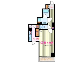 TKフラッツ渋谷【6階】の間取り