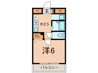 三田ベルメゾン【2階】の間取り