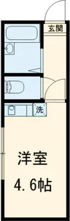 サザンロード五反野II【1階】の間取り
