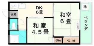 メゾンすずき【2階】の間取り
