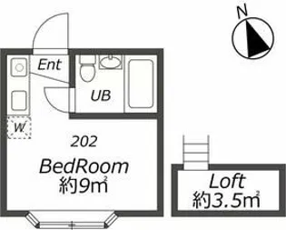 AP316 板橋ヴィレッヂ【2階】の間取り