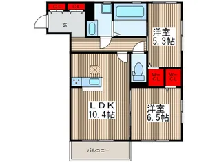 シャルマン ドミール【3階】の間取り