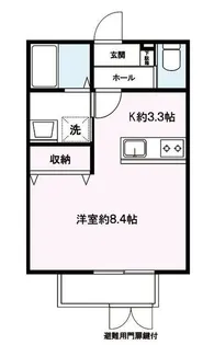 ハイブリッチ(愛甲4)【1階】の間取り