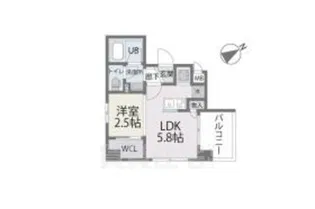 アルティザ大橋駅前【8階】の間取り