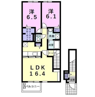 ビエント【2階】の間取り