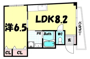 二宮町パークビル【2階】の間取り
