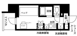 classy BASE 川崎【14階】の間取り