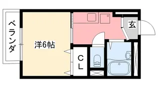 ハイツコンコーディア【2階】の間取り