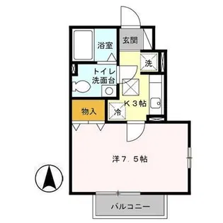 千富館 西館【1階】の間取り