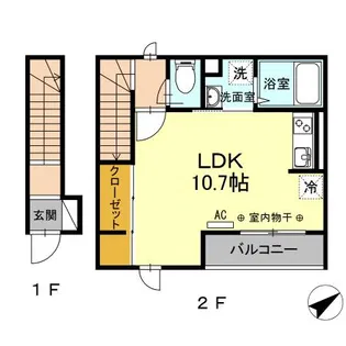 ソレイユ常盤台の間取り