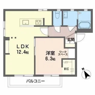 ファミールS【2階】の間取り