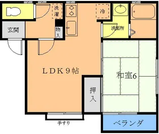 タウンハウス38【2階】の間取り