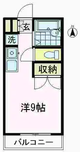 サンルーム小池【3階】の間取り