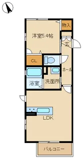 カーサ ファルコーネ【2階】の間取り