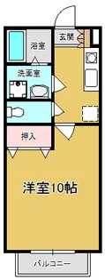 ピュアフィールドC棟【1階】の間取り