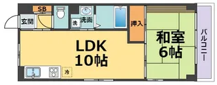 バレル甲子園【4階】の間取り